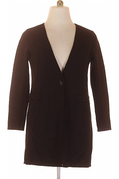 Dámský Kabát Černý VILA Second Hand Vel. L