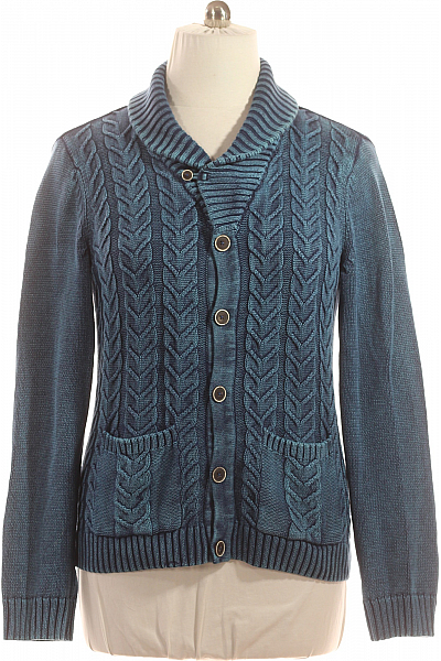 Pánský Cardigan Modrý Vel. L