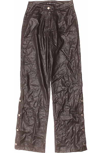 Dámské Kalhoty Rovné Černé FB SISTER Vel. S