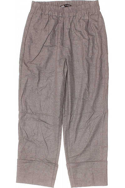 Dámské Kalhoty Šedé ZARA Second hand Vel. S