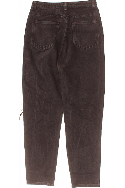 Roztrhané Dámské Džíny Černé PRETTYLITTLETHING Vel. 36