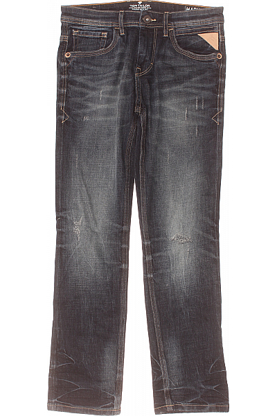 Pánské Rovné Džíny Modré TOM TAILOR Second Hand Vel. 30/32