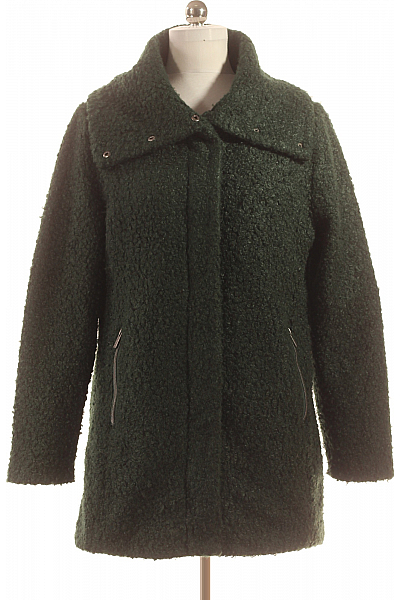 Dámský Kožich Zelený Vel. 42