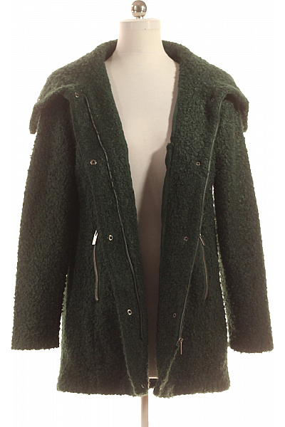 Dámský Kožich Zelený Vel. 42