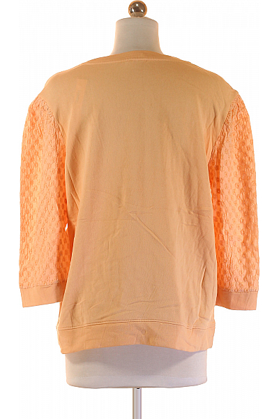 Dámská Mikina Bez Zapínání Oranžová S.OLIVER Vel. 36