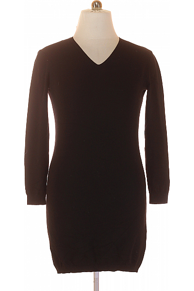  Šaty Pletené Vlněné Černé REPLAY Vel. L