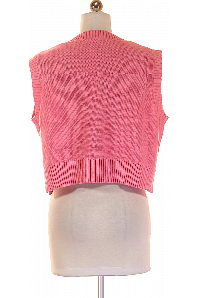 Kratká Dámská Vesta Růžová Vel. S