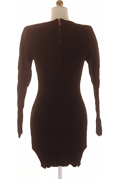  Šaty Pletené Černé Vel. S