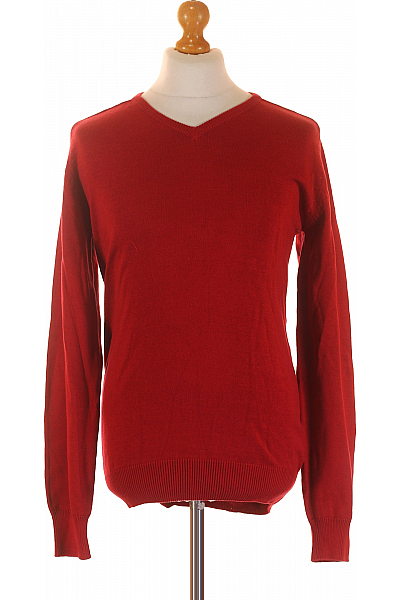 Pánský Pulovr Červený Angelo Litrico Vel. M