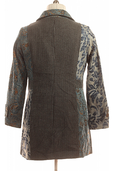 RAINBOW Dámský Kabát Barevný Vel.  44