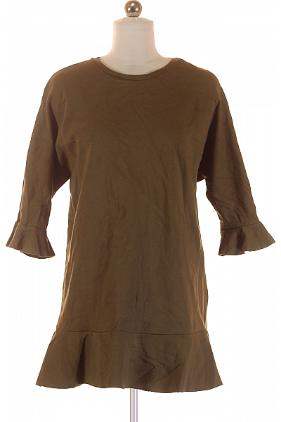 MANGO  Halenka Jednobarevná Khaká Vel.  S