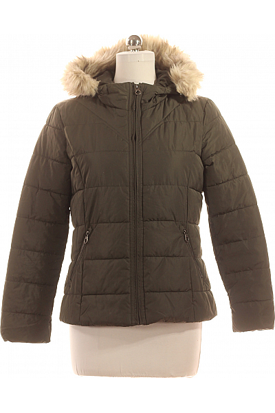 VERO MODA Zimní Dámská Bunda Zelená Vel. M