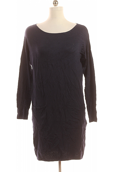 Šaty Modré Second Hand Vel. 40/42