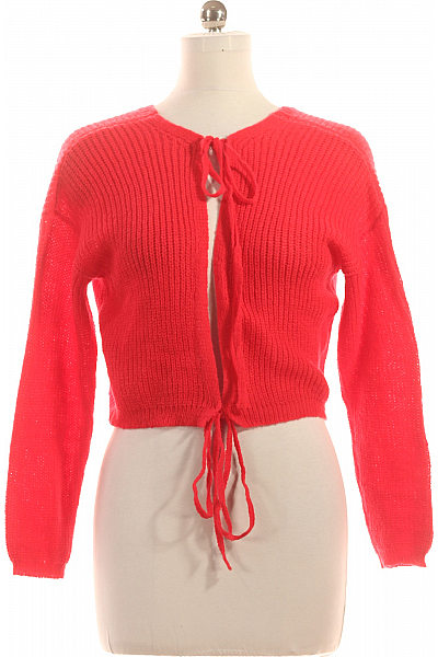 Dámský Cardigan Červený Shein Vel. M