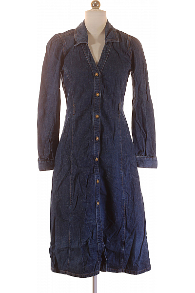 Šaty Modré ZARA Vel. XS