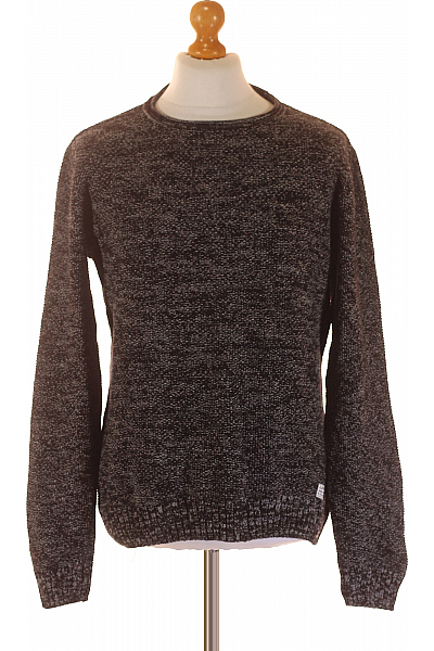 Pánský Svetr Černobílý Second Hand Vel. L