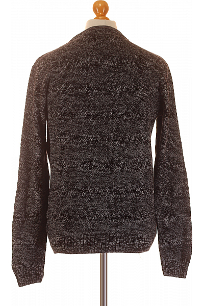 Pánský Svetr Černobílý Second hand Vel. L