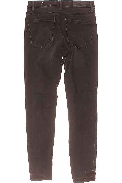 STRADIVARIUS Slim Fit Pánské Džíny Černé Vel. 40