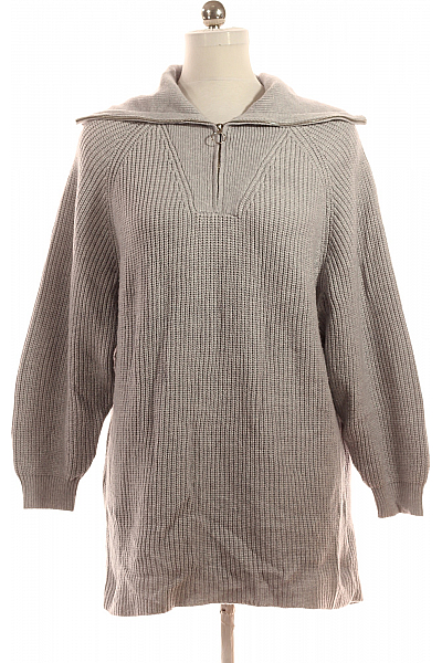 PULL&BEAR Dámský Rolák Šedý Vel. M