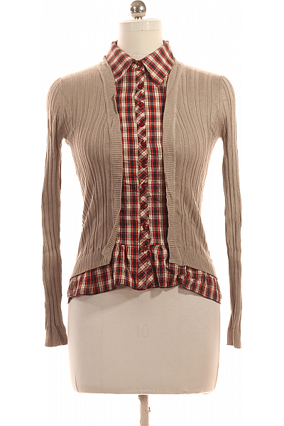  Halenka Pletená Béžová Vel. L