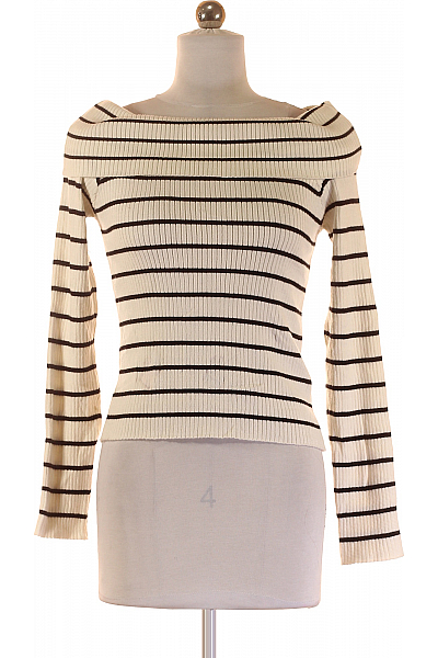 Dámský Svetr Černobílý Vel. S