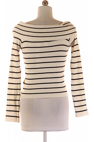 Dámský Svetr Černobílý Vel. S