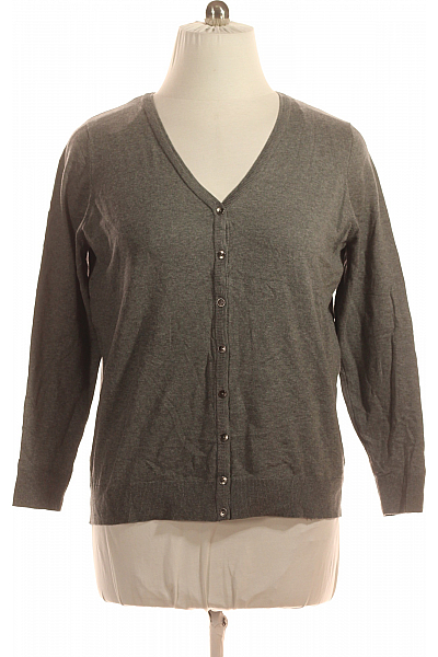 Canda Dámský Cardigan Šedý Second Hand Vel. L