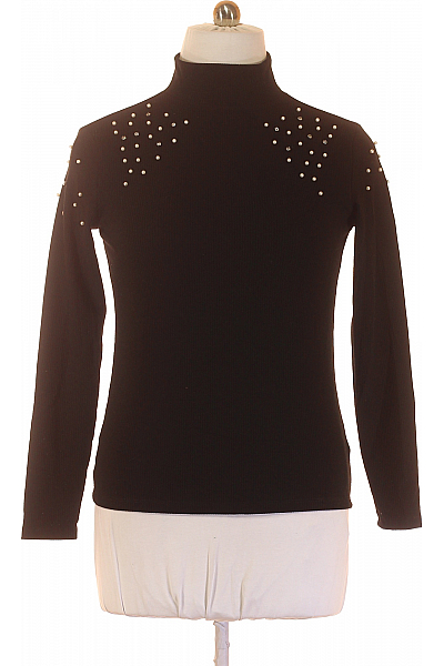 Takko  Halenka Jednobarevná Černá Vel. L