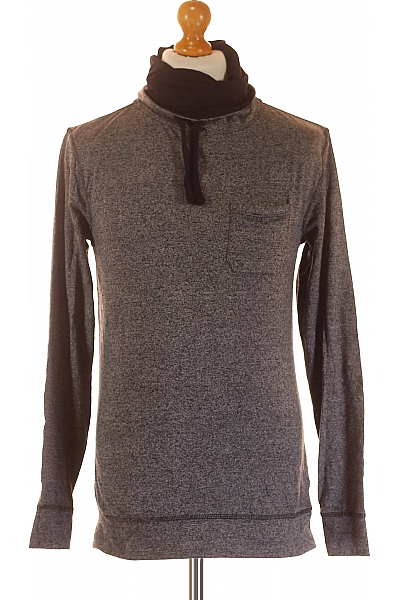 Jednoduché Pánské Tričko Šedé Vel. S