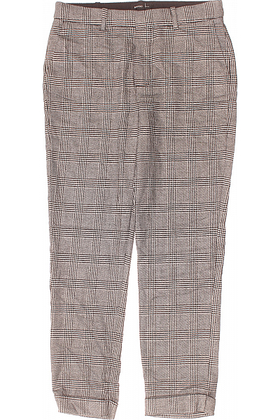 Dámské Chino Kalhoty Šedé MANGO Vel. 38