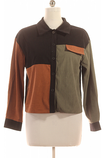 Dámský Kabát Barevný Vel. M