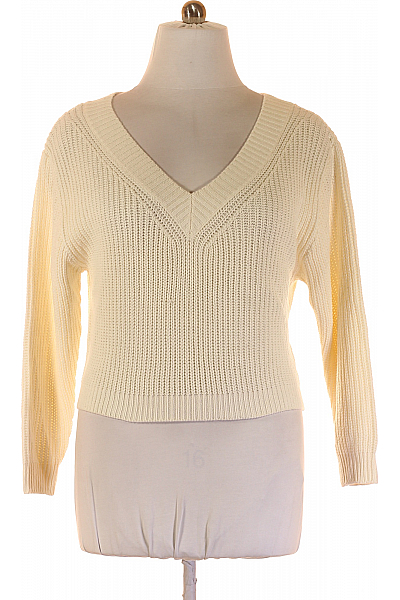 Dámský Svetr Bílý Second hand Vel. L