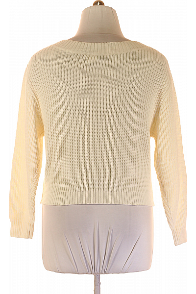 Dámský Svetr Bílý Second hand Vel. L