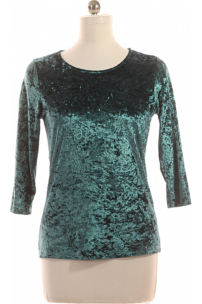  Halenka Jednobarevná Modrá Vel.  38