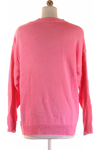 Dámský Svetr Růžový Second hand Vel.  S