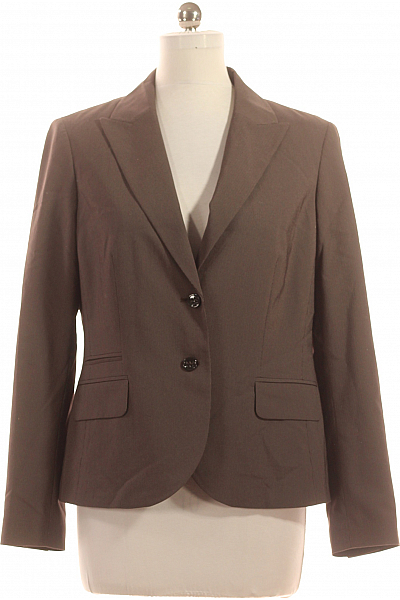 Společenské Dámské Sako Hnědé Esprit Second Hand Vel. 42