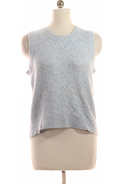 Dámská Vesta Vlněná Modrá Soulmate Vel. L