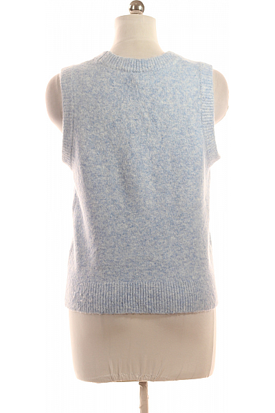 Dámská Vesta Vlněná Modrá Soulmate Vel. L