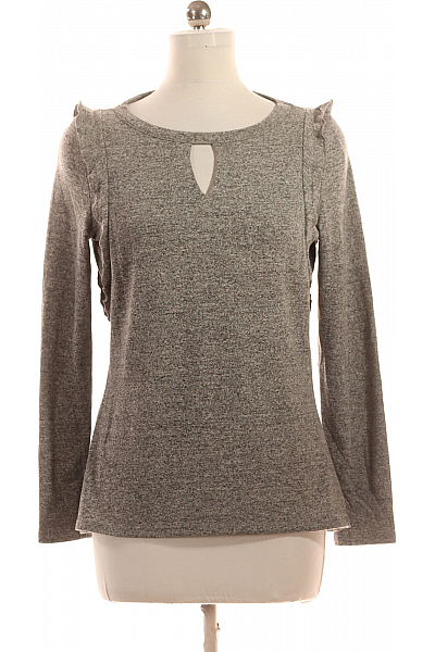 COMMA Dámský Pulovr Šedý Second Hand Vel. 38