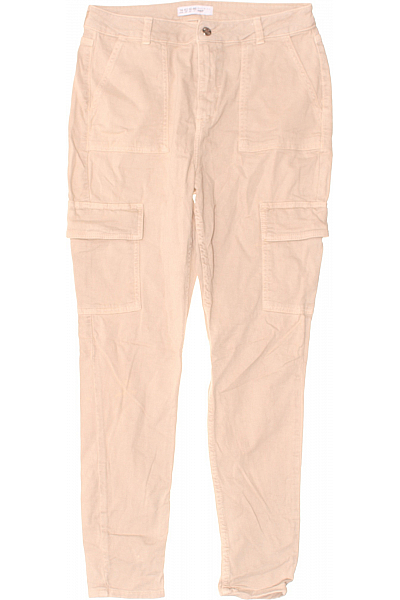 Dámské Kalhoty Kapsáče Béžové Vel. 42