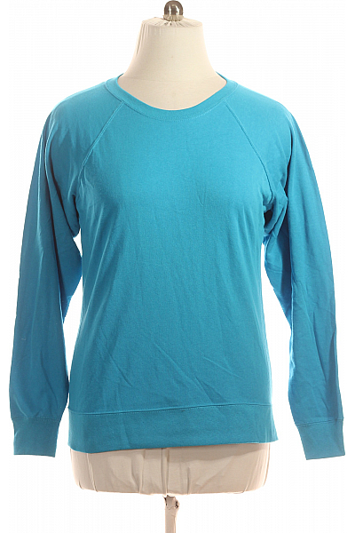 Fruit Of The Loom Jednoduché Dámské Tričko Modré Vel. XXL