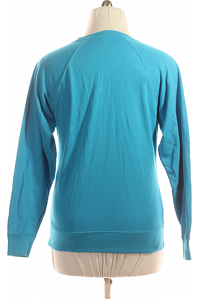 Fruit Of The Loom Jednoduché Dámské Tričko Modré Vel. XXL