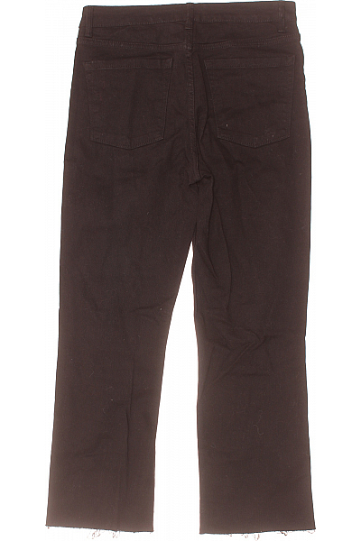 KAPALUA Dámské Kalhoty Rovné Černé Second hand Vel. 38