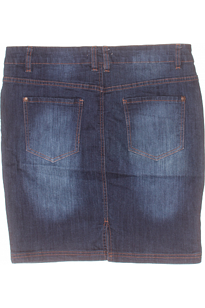 Džínová  Sukně Modrá Vel. 42