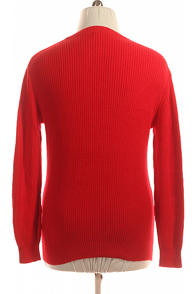 Dámský Pulovr Červený Bershka Vel. L