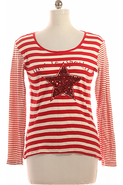 Dámské Tričko s Potiskem Barevné Vel. M