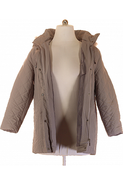 Prošívaná Dámská Bunda Šedá Second hand Vel. 46