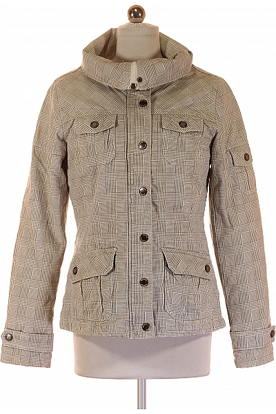 Dámská Bunda Černobílá Vel. S