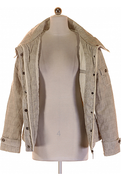 Dámská Bunda Černobílá Vel. S