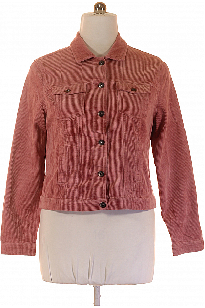 Dámská Bunda Růžová Gina Second Hand Vel. 46